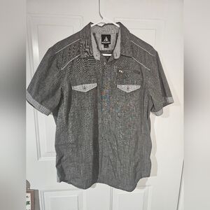 Mens button up tee